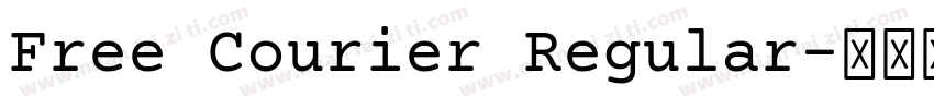 Free Courier Regular字体转换